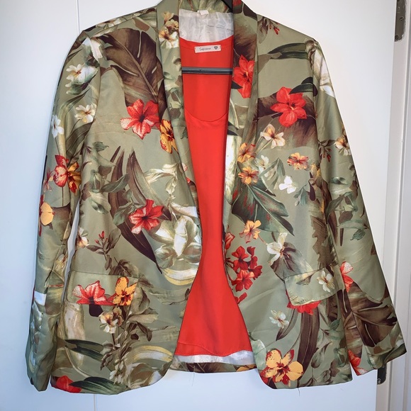 SHEIN print blazer size M - Picture 3 of 9